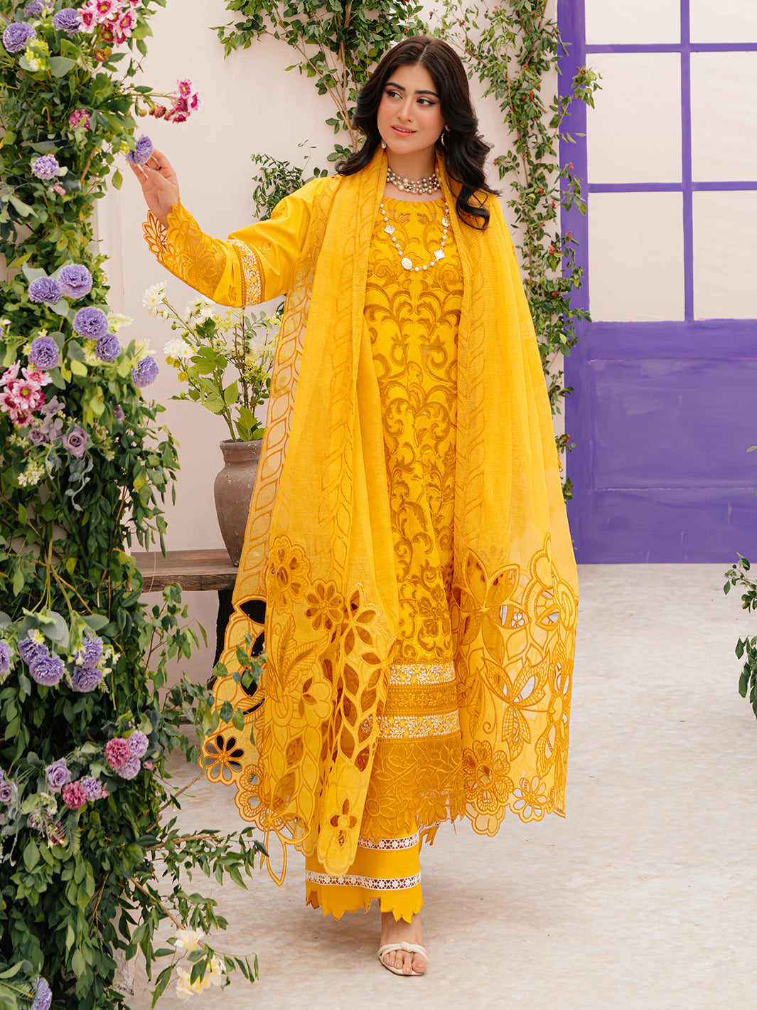 Mahnur | Allenura Luxury Lawn 24 | MERIDIAN - by - Libasekhas UK - Registered Vendor of : Mahnur - 100% Original Designer Dresss