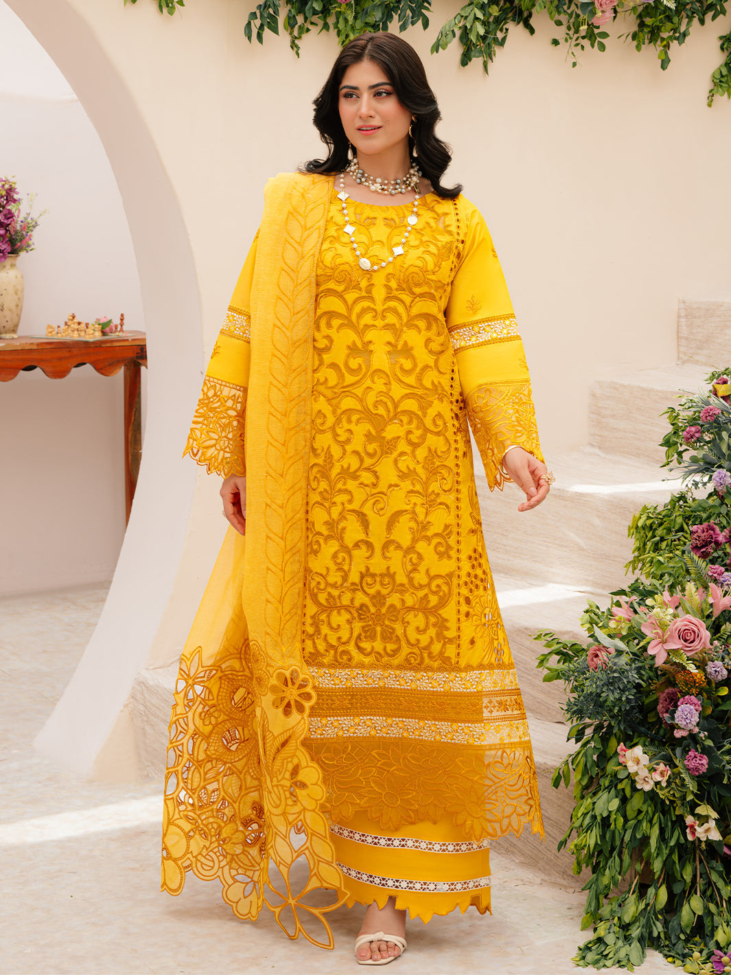 Mahnur | Allenura Luxury Lawn 24 | MERIDIAN - by - Libasekhas UK - Registered Vendor of : Mahnur - 100% Original Designer Dresss