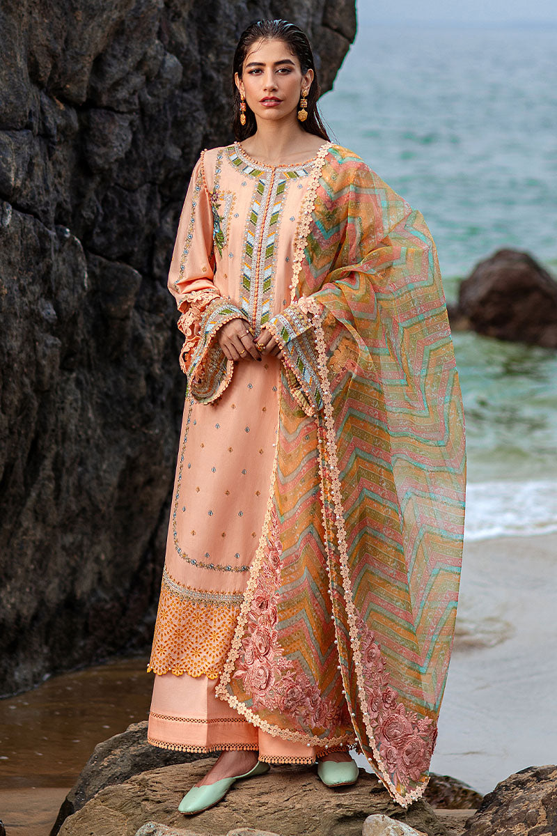 MNR | Festive Lawn 24 | RANI - by - Libasekhas UK - Registered Vendor of : MNR - 100% Original Designer Dresss
