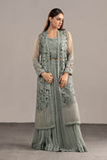 Maria B | Luxury Formals | MGL-EF26-01-Ice Blue - by Libasekhas UK - Registered Vendor of : Maria B - 100% Original Designer Dress