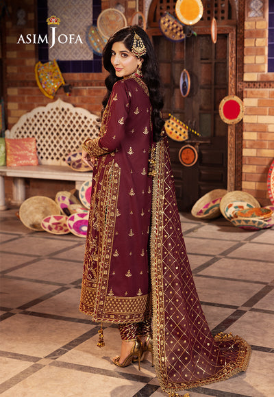 Asim Jofa | Chamak Damak Festive 24 | AJCD-09 - by - Libasekhas UK - Registered Vendor of : Asim Jofa - 100% Original Designer Dresss
