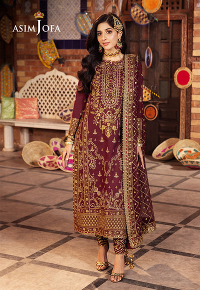 Asim Jofa | Chamak Damak Festive 24 | AJCD-09 - by - Libasekhas UK - Registered Vendor of : Asim Jofa - 100% Original Designer Dresss