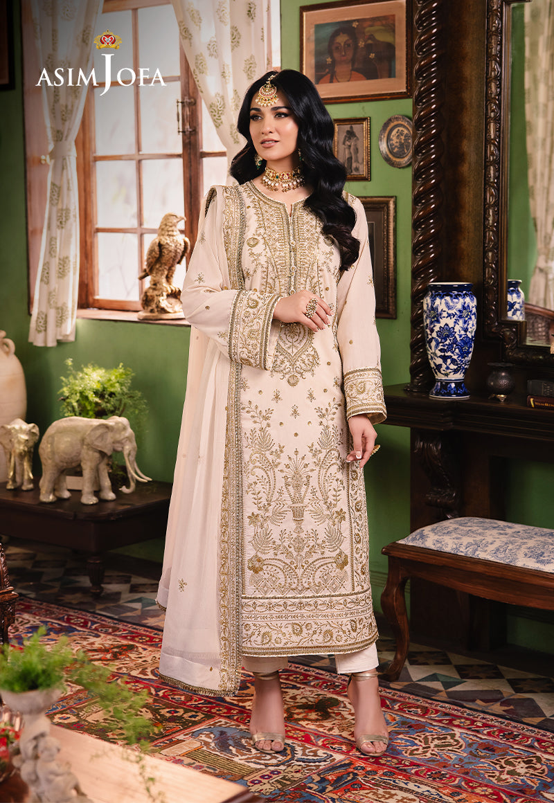 Asim Jofa | Afsanay Luxury Pret | AJLP-05 - by - Libasekhas UK - Registered Vendor of : Asim Jofa - 100% Original Designer Dresss