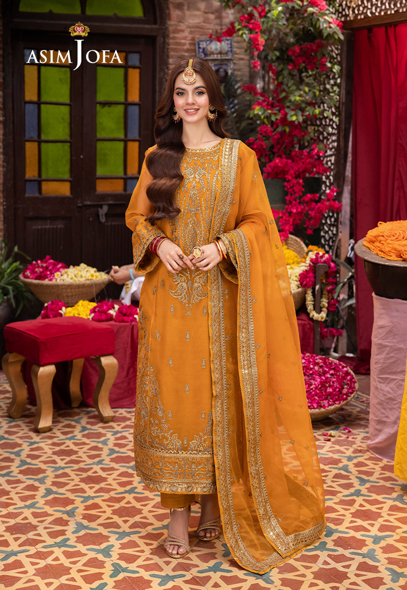 Asim Jofa | Pyaar Diyan Gallan Formals | AJEM-12 - by - Libasekhas UK - Registered Vendor of : Asim Jofa - 100% Original Designer Dresss