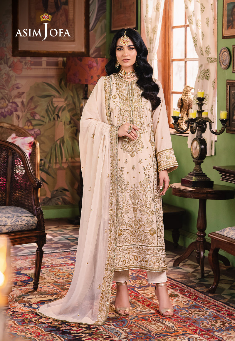 Asim Jofa | Afsanay Luxury Pret | AJLP-05 - by - Libasekhas UK - Registered Vendor of : Asim Jofa - 100% Original Designer Dresss