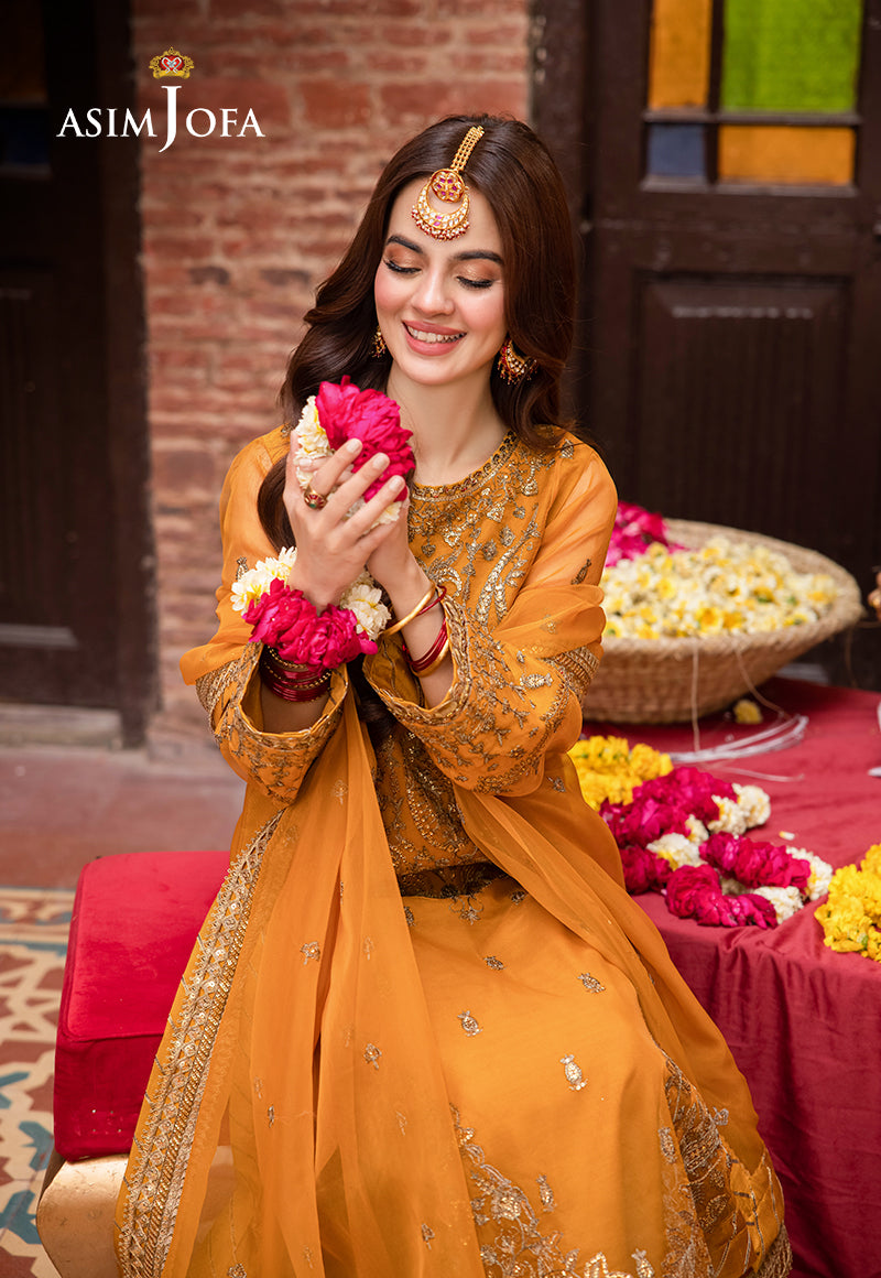 Asim Jofa | Pyaar Diyan Gallan Formals | AJEM-12 - by - Libasekhas UK - Registered Vendor of : Asim Jofa - 100% Original Designer Dresss
