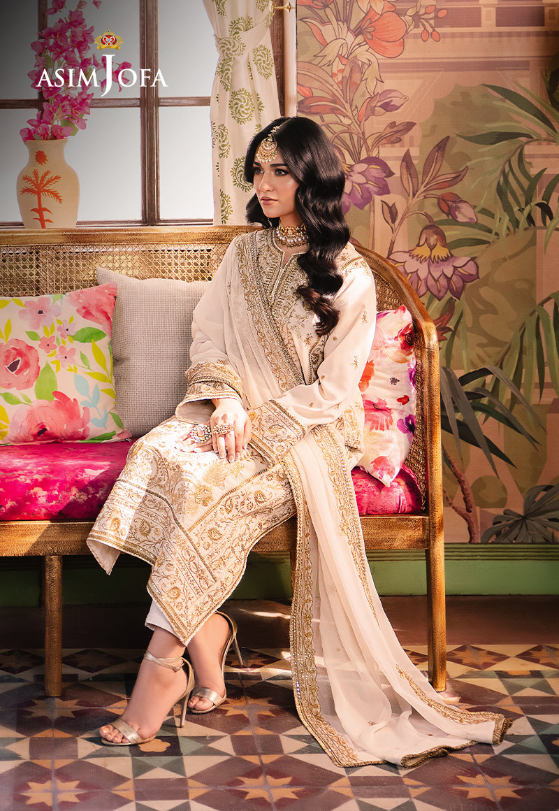 Asim Jofa | Afsanay Luxury Pret | AJLP-05 - by - Libasekhas UK - Registered Vendor of : Asim Jofa - 100% Original Designer Dresss