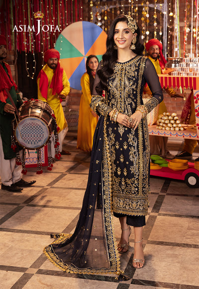 Asim Jofa | Chamak Damak Festive 24 | AJCD-11 - by - Libasekhas UK - Registered Vendor of : Asim Jofa - 100% Original Designer Dresss