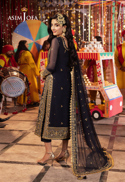 Asim Jofa | Chamak Damak Festive 24 | AJCD-11 - by - Libasekhas UK - Registered Vendor of : Asim Jofa - 100% Original Designer Dresss