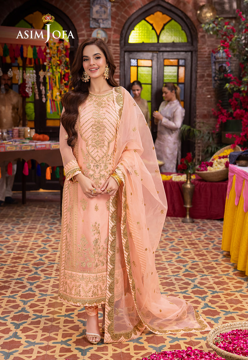 Asim Jofa | Pyaar Diyan Gallan Formals | AJEM-20 - by - Libasekhas UK - Registered Vendor of : Asim Jofa - 100% Original Designer Dresss