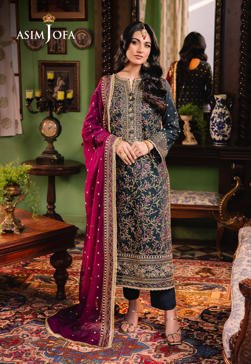 Asim Jofa | Afsanay Luxury Pret | AJLP-01 - by - Libasekhas UK - Registered Vendor of : Asim Jofa - 100% Original Designer Dresss