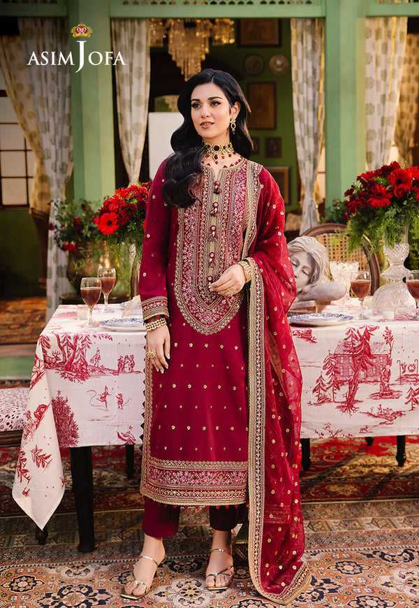 Asim Jofa | Afsanay Luxury Pret | AJLP-06 - by - Libasekhas UK - Registered Vendor of : Asim Jofa - 100% Original Designer Dresss