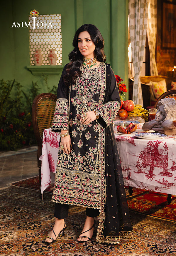 Asim Jofa | Afsanay Luxury Pret | AJLP-09 - by - Libasekhas UK - Registered Vendor of : Asim Jofa - 100% Original Designer Dresss