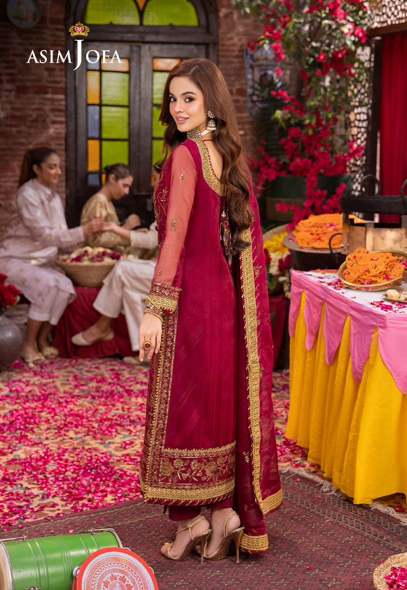 Asim Jofa | Pyaar Diyan Gallan Formals | AJEM-23 - by - Libasekhas UK - Registered Vendor of : Asim Jofa - 100% Original Designer Dresss