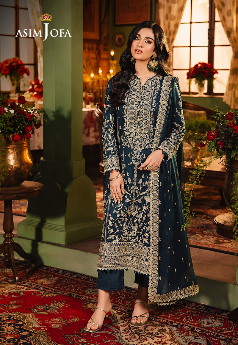 Asim Jofa | Afsanay Luxury Pret | AJLP-07 - by - Libasekhas UK - Registered Vendor of : Asim Jofa - 100% Original Designer Dresss