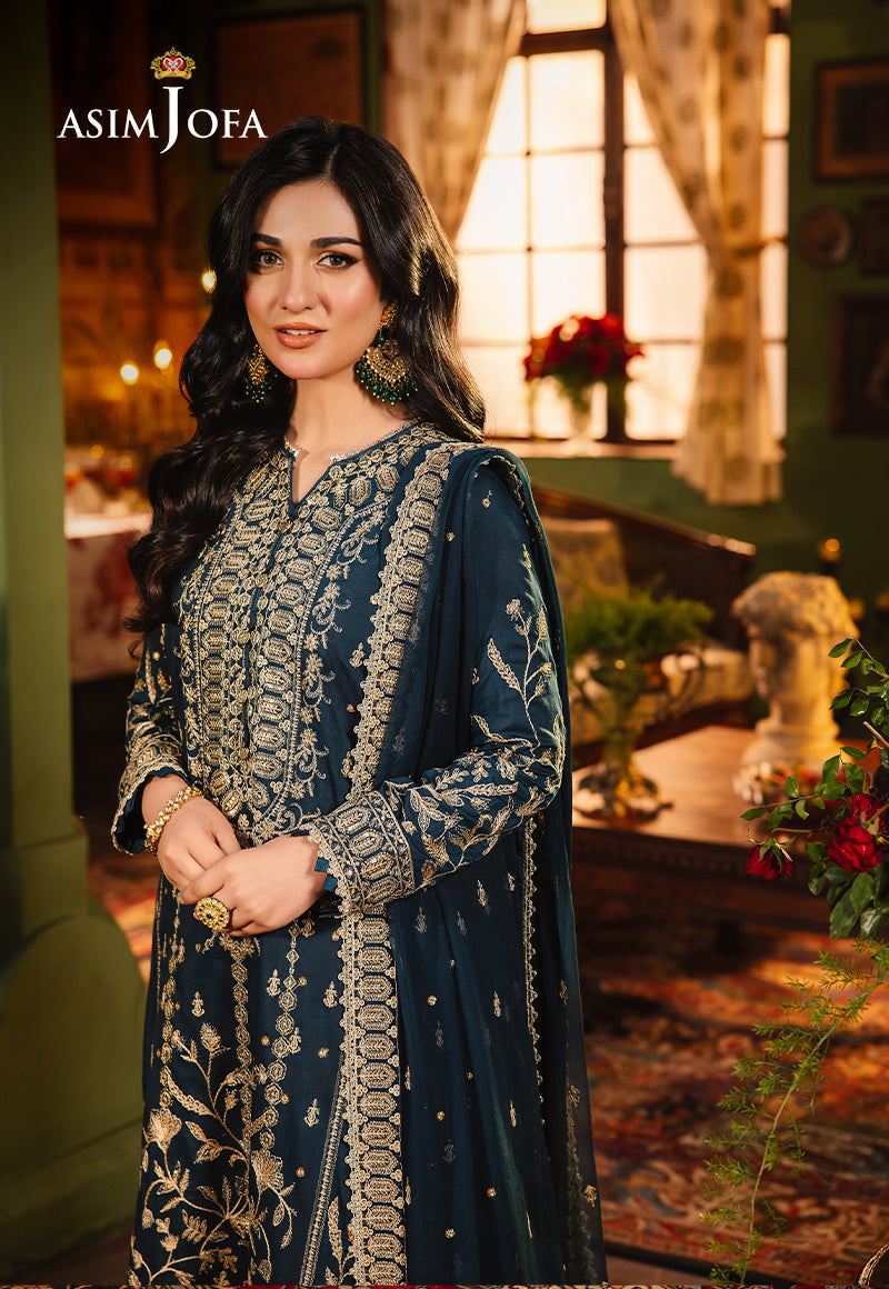 Asim Jofa | Afsanay Luxury Pret | AJLP-07 - by - Libasekhas UK - Registered Vendor of : Asim Jofa - 100% Original Designer Dresss