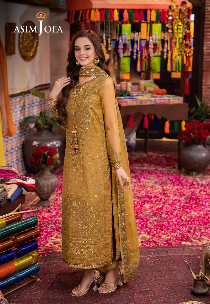 Asim Jofa | Pyaar Diyan Gallan Formals | AJEM-22 - by - Libasekhas UK - Registered Vendor of : Asim Jofa - 100% Original Designer Dresss