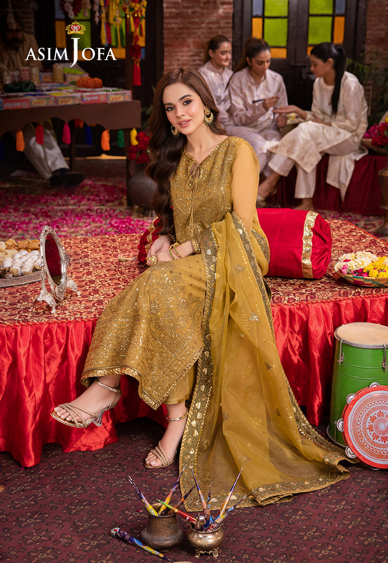 Asim Jofa | Pyaar Diyan Gallan Formals | AJEM-22 - by - Libasekhas UK - Registered Vendor of : Asim Jofa - 100% Original Designer Dresss