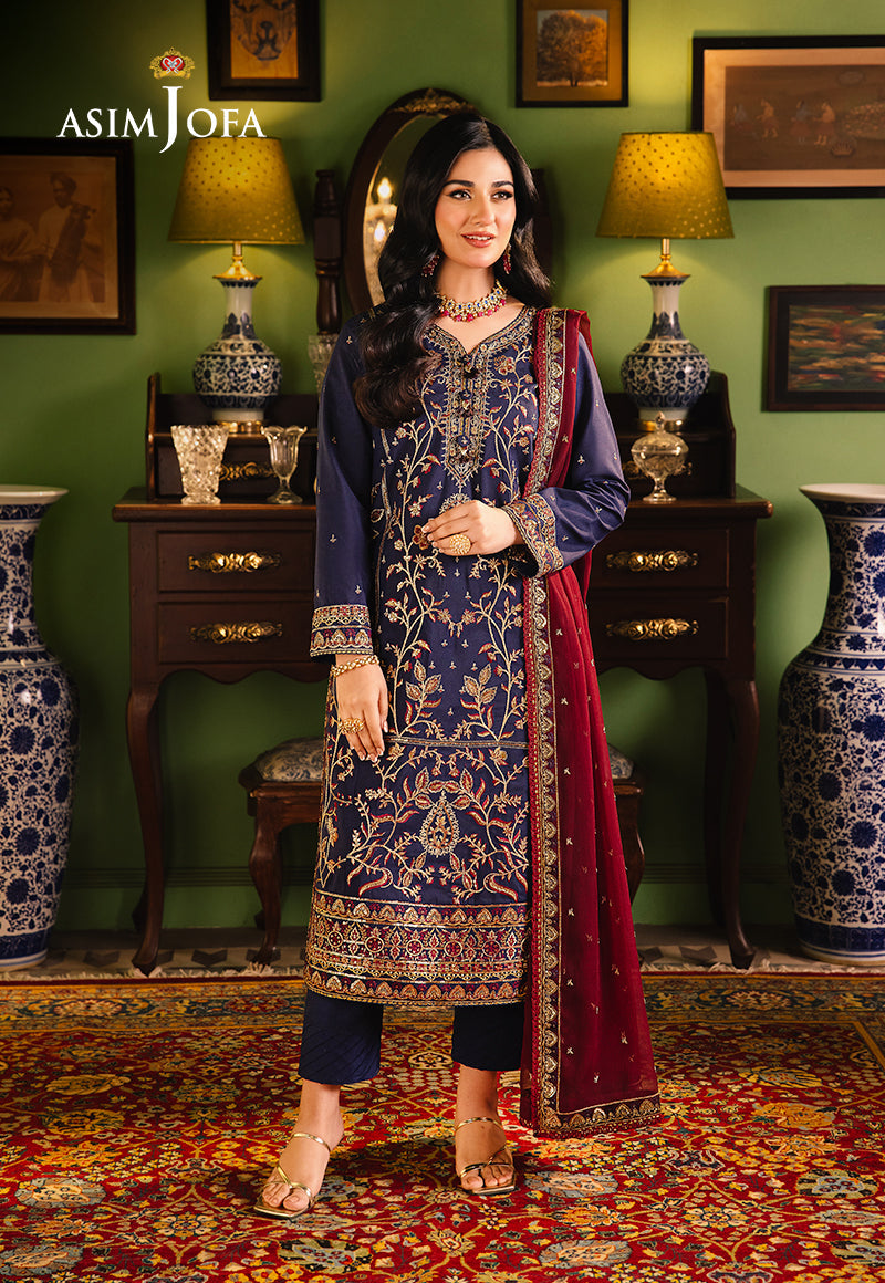 Asim Jofa | Afsanay Luxury Pret | AJLP-02 - by - Libasekhas UK - Registered Vendor of : Asim Jofa - 100% Original Designer Dresss