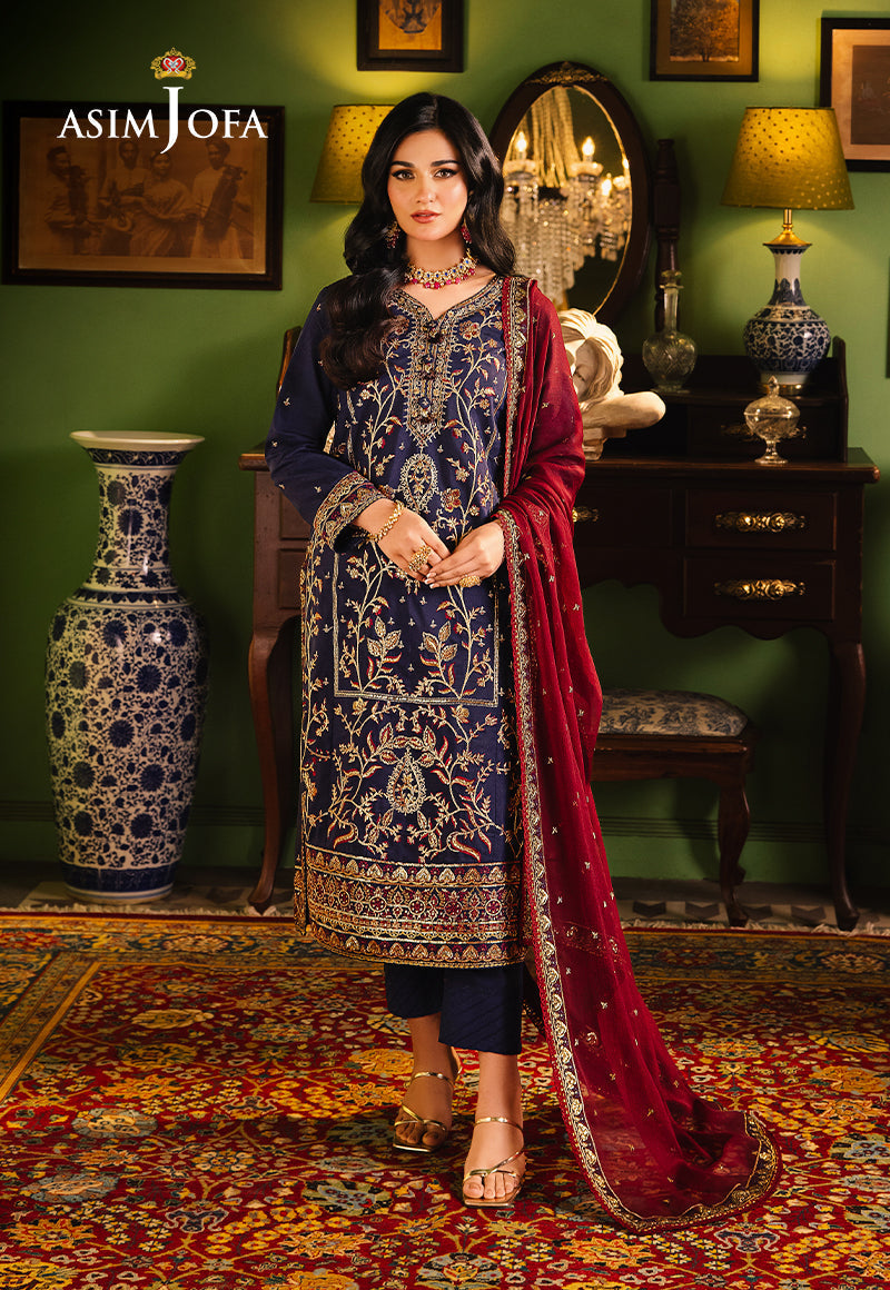 Asim Jofa | Afsanay Luxury Pret | AJLP-02 - by - Libasekhas UK - Registered Vendor of : Asim Jofa - 100% Original Designer Dresss