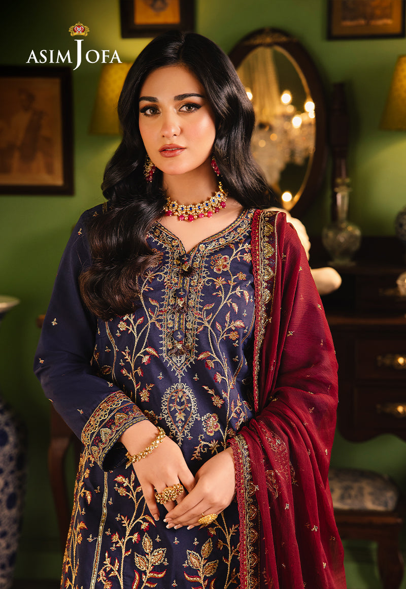 Asim Jofa | Afsanay Luxury Pret | AJLP-02 - by - Libasekhas UK - Registered Vendor of : Asim Jofa - 100% Original Designer Dresss