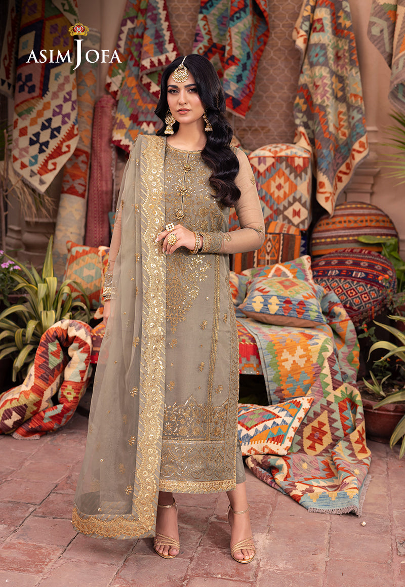 Asim Jofa | Pyaar Diyan Gallan Formals | AJEM-17 - by - Libasekhas UK - Registered Vendor of : Asim Jofa - 100% Original Designer Dresss