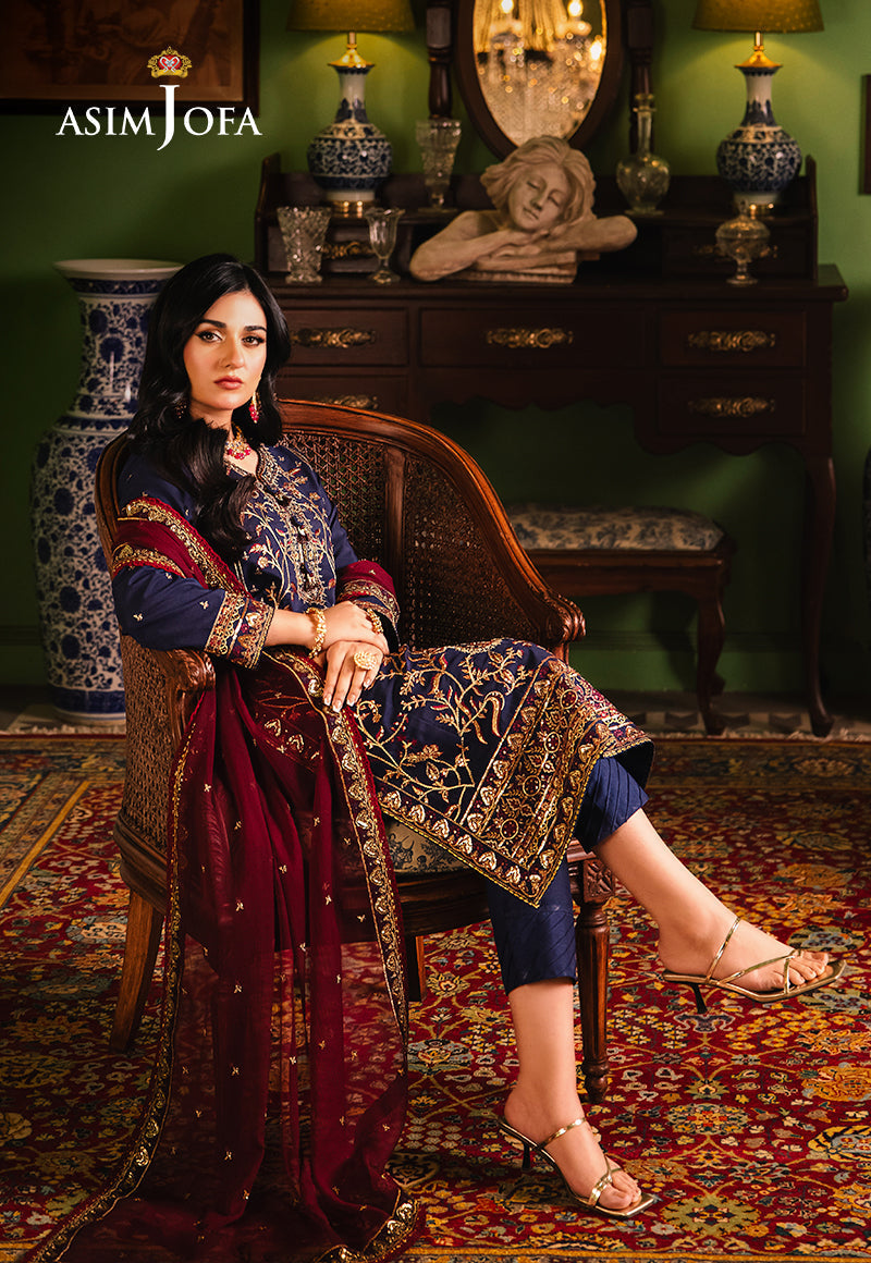 Asim Jofa | Afsanay Luxury Pret | AJLP-02 - by - Libasekhas UK - Registered Vendor of : Asim Jofa - 100% Original Designer Dresss