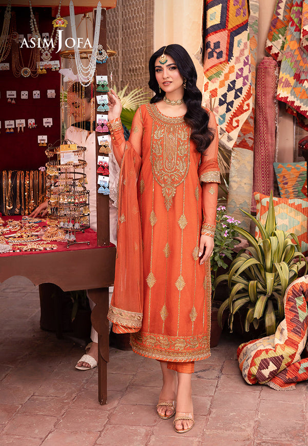 Asim Jofa | Pyaar Diyan Gallan Formals | AJEM-08 - by - Libasekhas UK - Registered Vendor of : Asim Jofa - 100% Original Designer Dresss