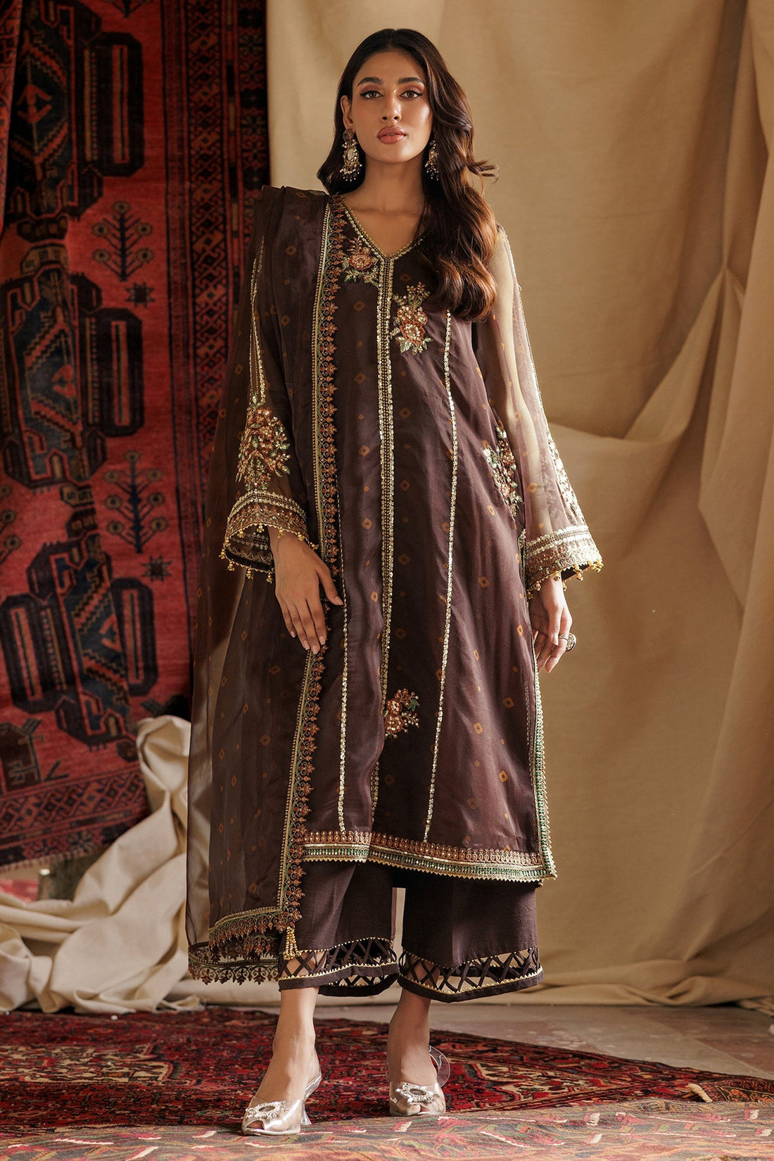 Charizma | Festive Pret | CMA-4-089 - by - Libasekhas UK - Registered Vendor of : Charizma - 100% Original Designer Dresss