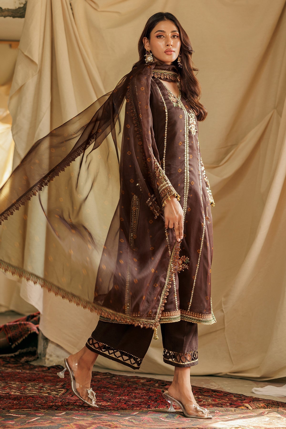 Charizma | Festive Pret | CMA-4-089 - by - Libasekhas UK - Registered Vendor of : Charizma - 100% Original Designer Dresss