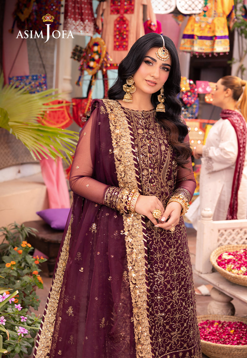 Asim Jofa | Pyaar Diyan Gallan Formals | AJEM-24 - by - Libasekhas UK - Registered Vendor of : Asim Jofa - 100% Original Designer Dresss