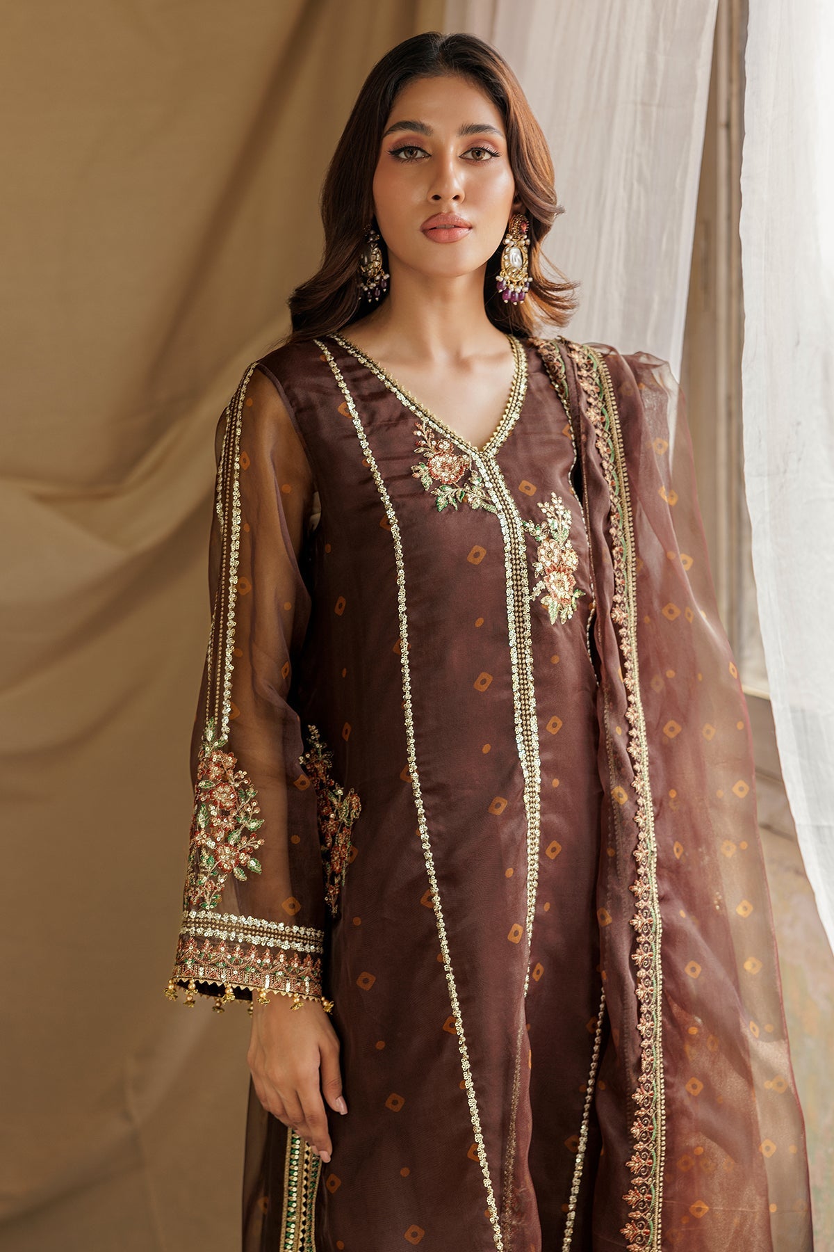 Charizma | Festive Pret | CMA-4-089 - by - Libasekhas UK - Registered Vendor of : Charizma - 100% Original Designer Dresss
