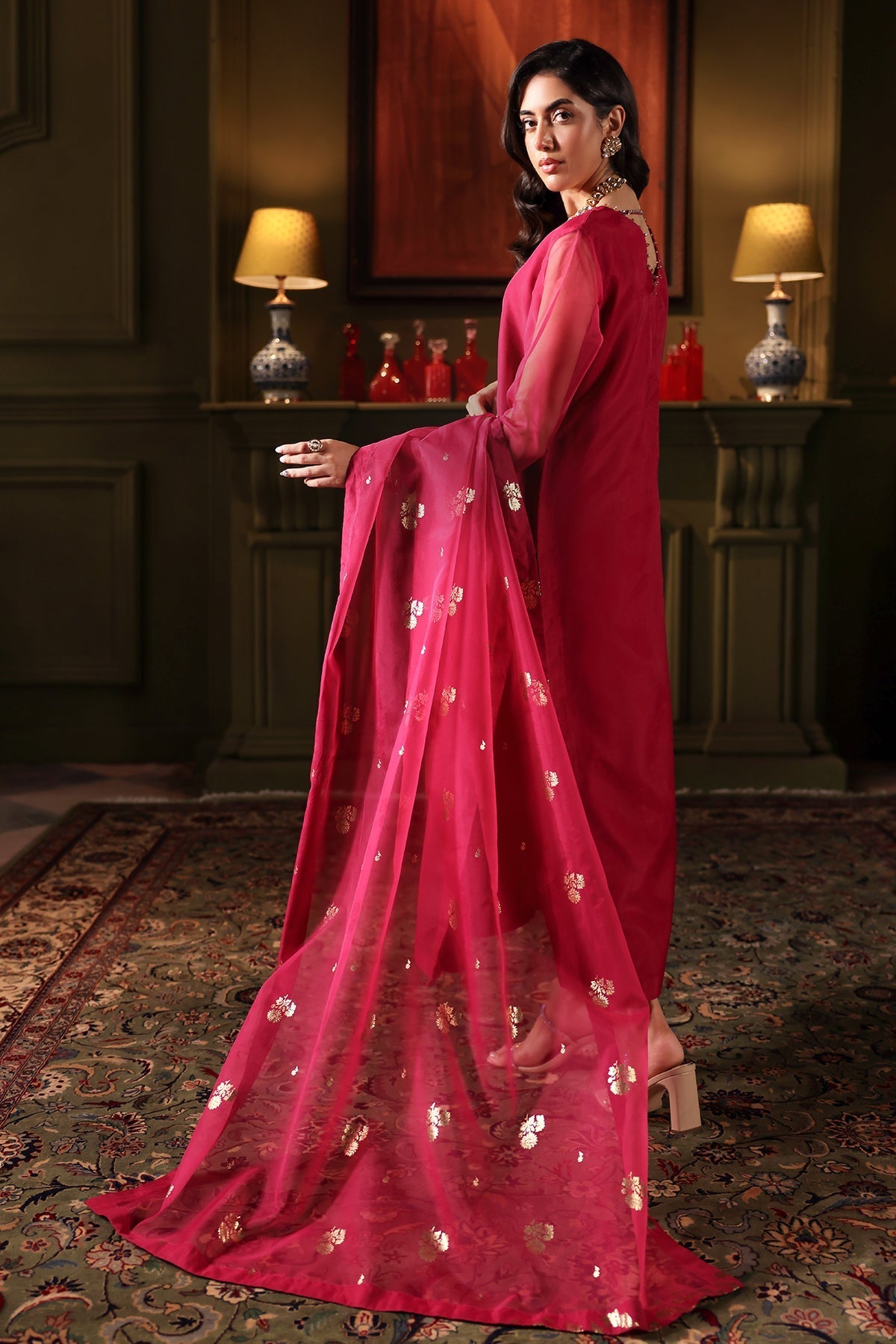 Charizma | Festive Pret | CMA-4-043 - by - Libasekhas UK - Registered Vendor of : Charizma - 100% Original Designer Dresss