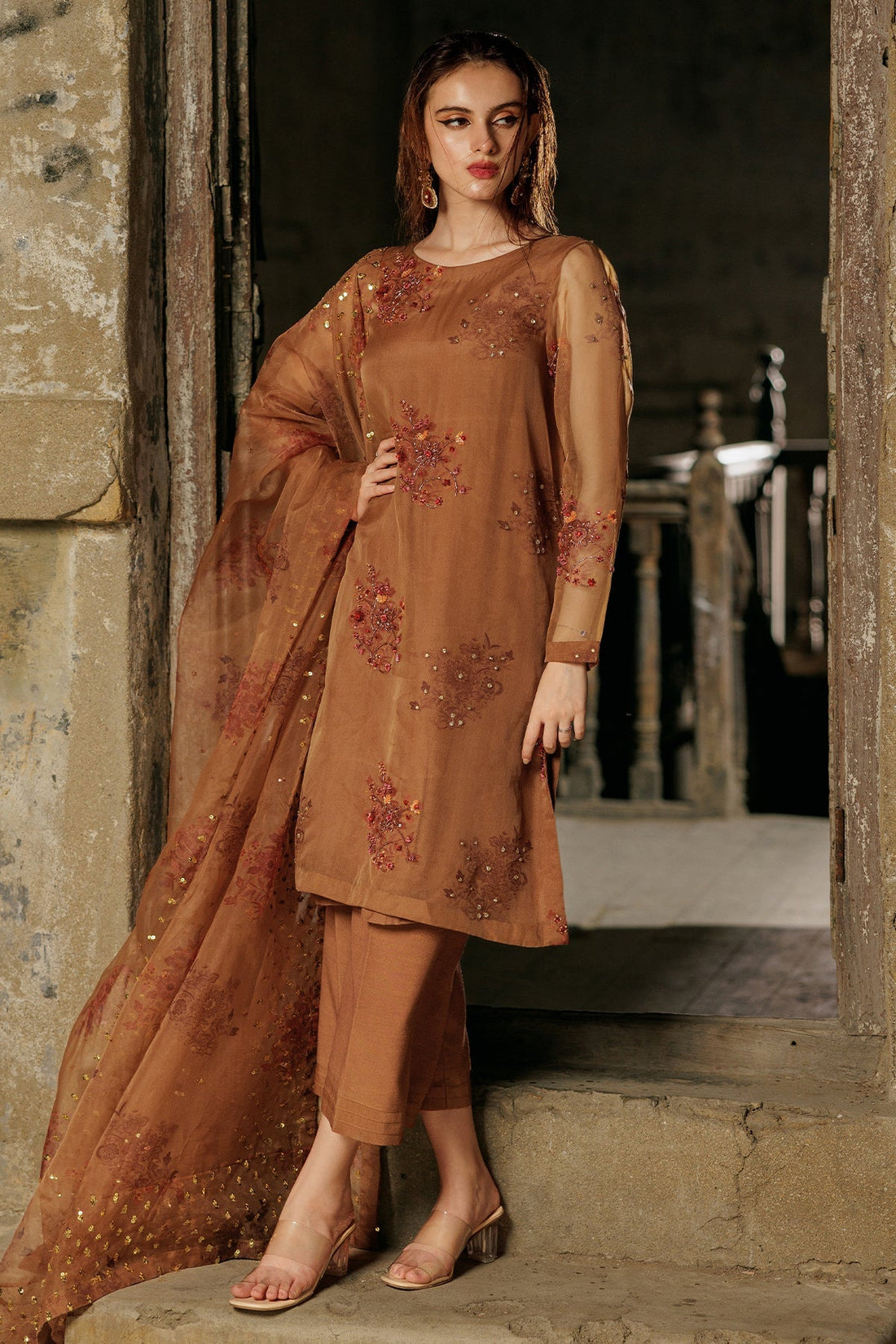 Charizma | Festive Pret | CMA-4-091 - by - Libasekhas UK - Registered Vendor of : Charizma - 100% Original Designer Dresss