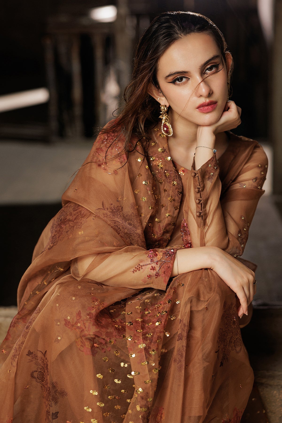Charizma | Festive Pret | CMA-4-091 - by - Libasekhas UK - Registered Vendor of : Charizma - 100% Original Designer Dresss