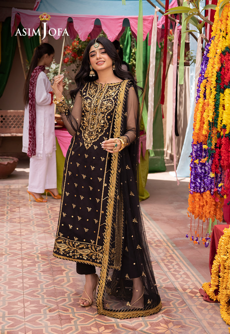 Asim Jofa | Pyaar Diyan Gallan Formals | AJEM-04 - by - Libasekhas UK - Registered Vendor of : Asim Jofa - 100% Original Designer Dresss