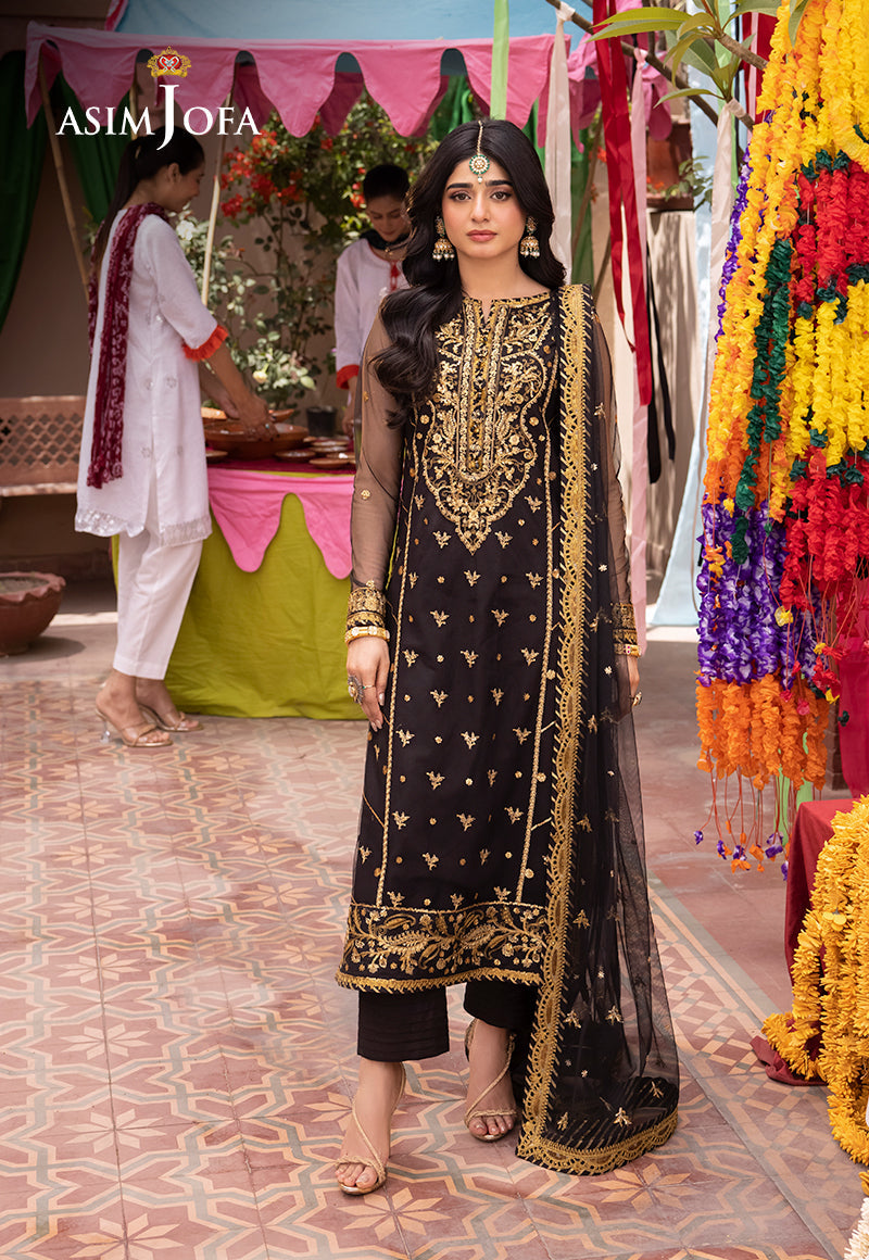 Asim Jofa | Pyaar Diyan Gallan Formals | AJEM-04 - by - Libasekhas UK - Registered Vendor of : Asim Jofa - 100% Original Designer Dresss