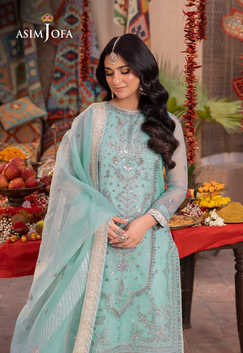 Asim Jofa | Pyaar Diyan Gallan Formals | AJEM-21 - by - Libasekhas UK - Registered Vendor of : Asim jofa - 100% Original Designer Dresss