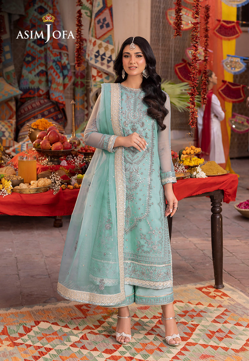 Asim Jofa | Pyaar Diyan Gallan Formals | AJEM-21 - by - Libasekhas UK - Registered Vendor of : Asim jofa - 100% Original Designer Dresss