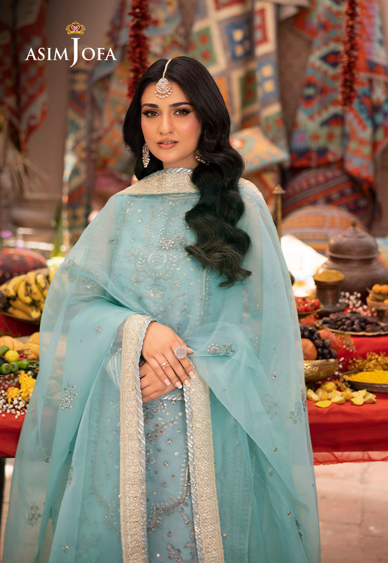 Asim Jofa | Pyaar Diyan Gallan Formals | AJEM-21 - by - Libasekhas UK - Registered Vendor of : Asim jofa - 100% Original Designer Dresss