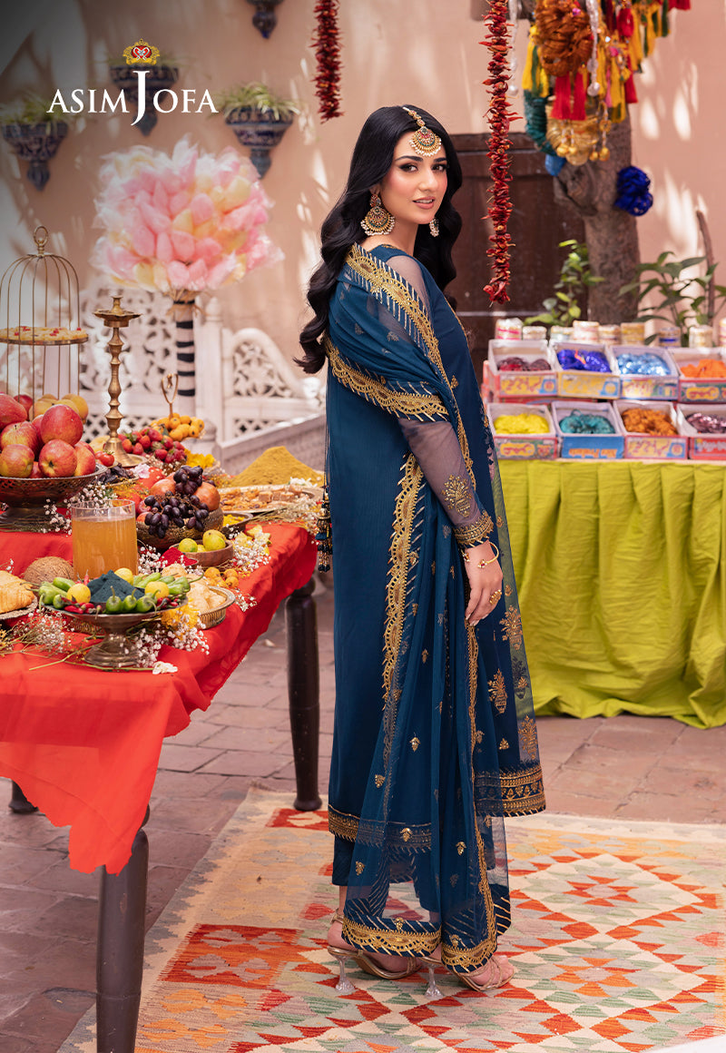Asim Jofa | Pyaar Diyan Gallan Formals | AJEM-07 - by - Libasekhas UK - Registered Vendor of : Asim Jofa - 100% Original Designer Dresss