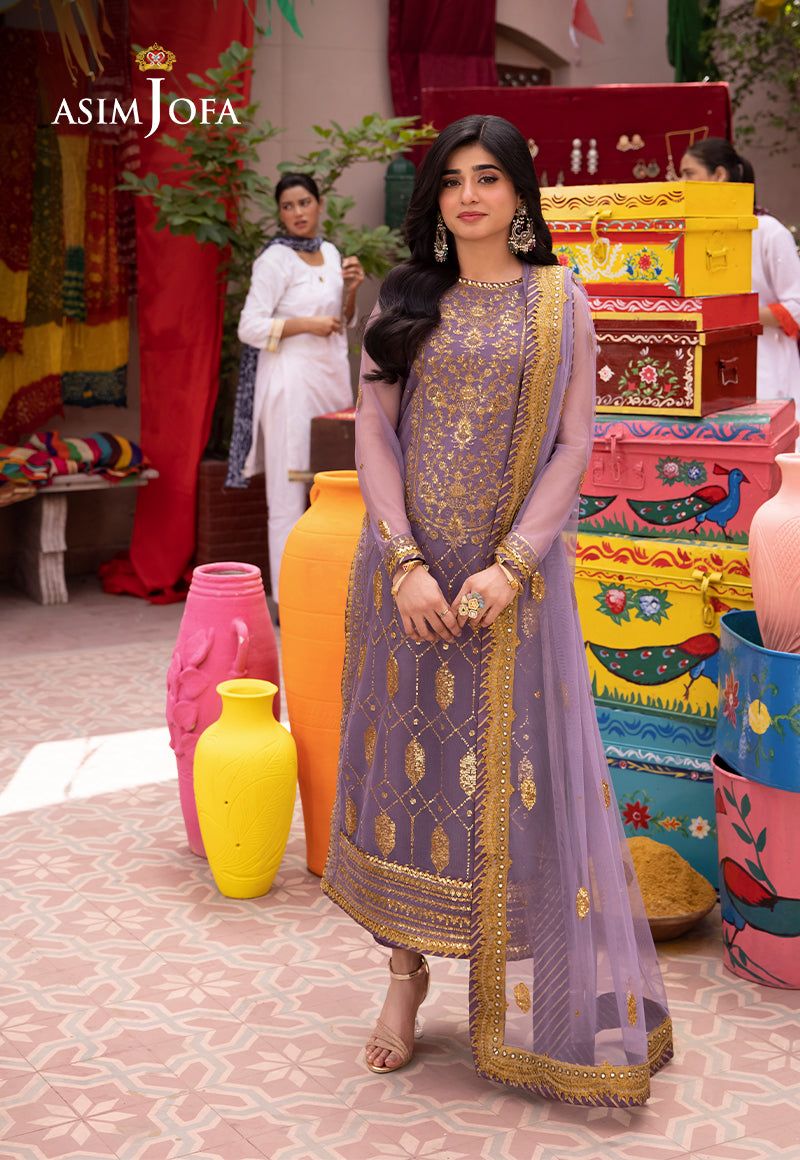 Asim Jofa | Pyaar Diyan Gallan Formals | AJEM-02 - by - Libasekhas UK - Registered Vendor of : Asim Jofa - 100% Original Designer Dresss