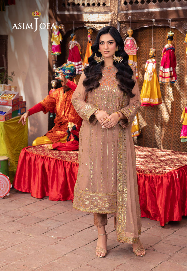 Asim Jofa | Pyaar Diyan Gallan Formals | AJEM-09 - by - Libasekhas UK - Registered Vendor of : Asim Jofa - 100% Original Designer Dresss