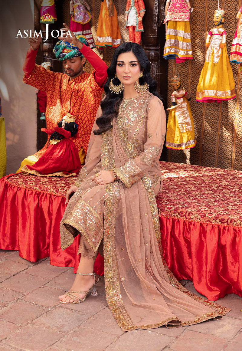 Asim Jofa | Pyaar Diyan Gallan Formals | AJEM-09 - by - Libasekhas UK - Registered Vendor of : Asim Jofa - 100% Original Designer Dresss