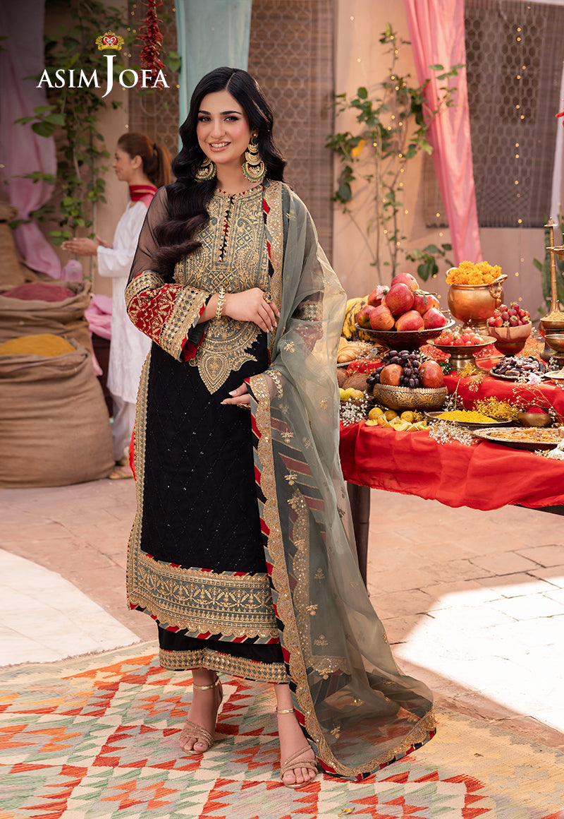 Asim Jofa | Pyaar Diyan Gallan Formals | AJEM-15 - by - Libasekhas UK - Registered Vendor of : Asim Jofa - 100% Original Designer Dresss