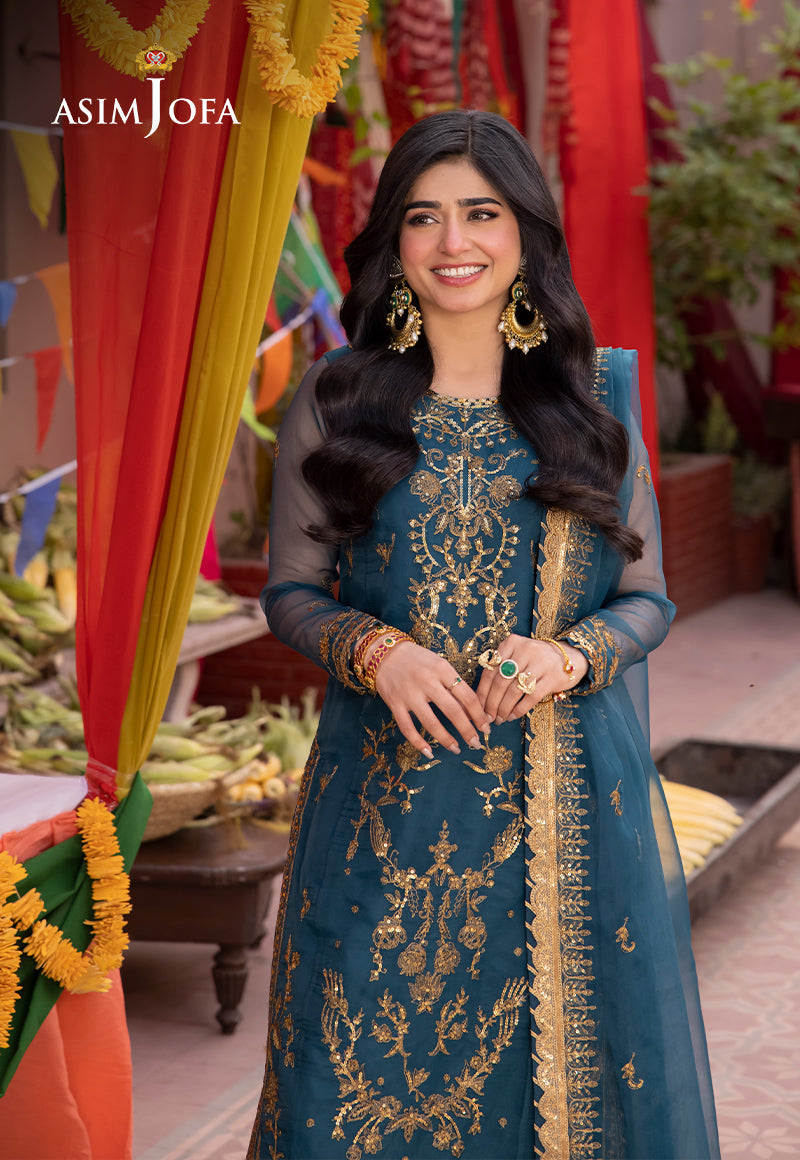 Asim Jofa | Pyaar Diyan Gallan Formals | AJEM-13 - by - Libasekhas UK - Registered Vendor of : Asim Jofa - 100% Original Designer Dresss