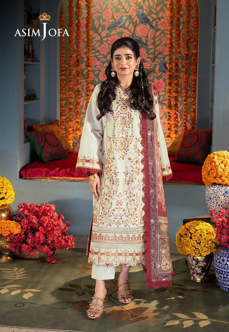 Asim Jofa | Asra Festive Essentials | AJRA-09 - by - Libasekhas UK - Registered Vendor of : Asim Jofa - 100% Original Designer Dresss
