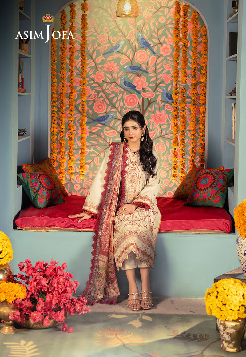 Asim Jofa | Asra Festive Essentials | AJRA-09 - by - Libasekhas UK - Registered Vendor of : Asim Jofa - 100% Original Designer Dresss