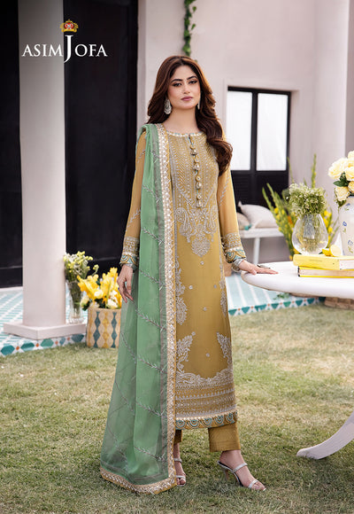 Asim Jofa | Dhanak Rang Collection | AJCF-16 - by - Libasekhas UK - Registered Vendor of : Asim Jofa - 100% Original Designer Dresss