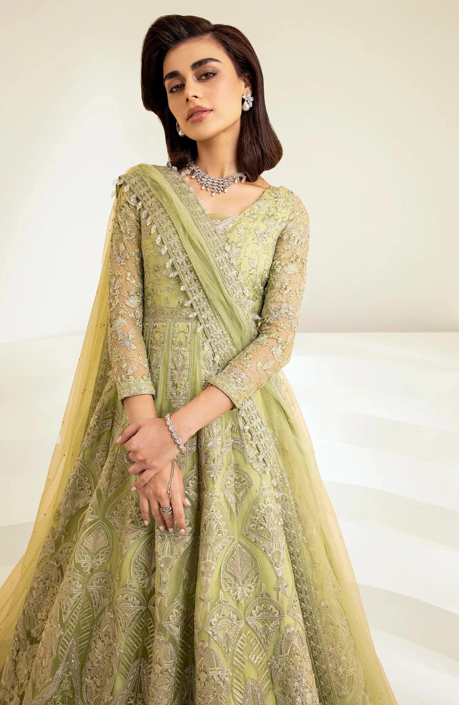 Maryum N Maria | The Brides 23 | Humid (MS23-534) - by - Libasekhas UK - Registered Vendor of : Maryum N Maria - 100% Original Designer Dresss